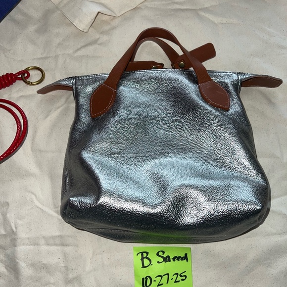 Parker Thatch stardust Silver STARDUST Metallic leather small Charlie - Picture 3 of 6